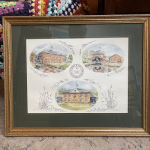 Original Watercolour Of Whitchurch Silk Mill, 1991