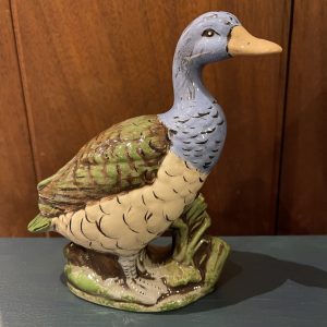 Blue / Green Ceramic Duck