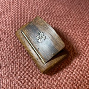 Carved Wooden Snuff Box, 19th Century