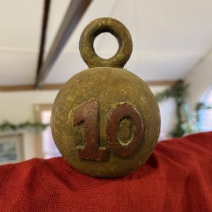 Cast Iron Weight, No 10