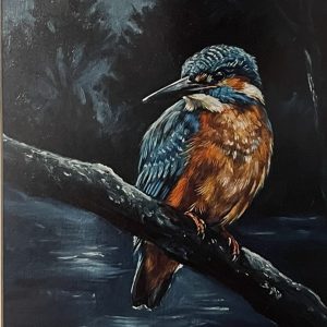 Framed Picture Of A Kingfisher