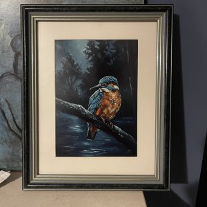 Framed Picture Of A Kingfisher