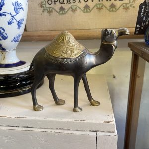 Two Tone Brass Camel Figure