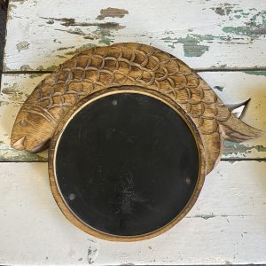 Handcarved Wooden Fish Tray