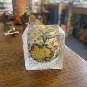 Fabulous little vintage globe in acrylic