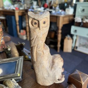 Fabulous Handcarved Wooden Owl