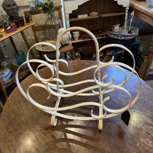 Vintage French Style Wrought Iron Magazine Holder