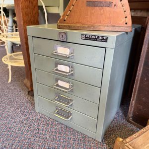 Vintage Bisley Metal Drawers Sage Green
