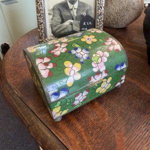 Vintage Chinese Cloisonné Trinket Box