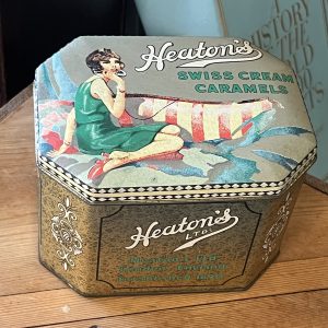 Vintage 80's Heaton's Caramels Tin