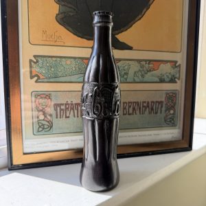 Hand Carved Ebony Cola Bottle