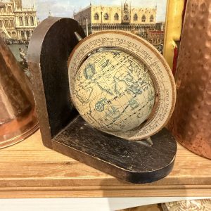 Single Mid-Century Globe Bookend