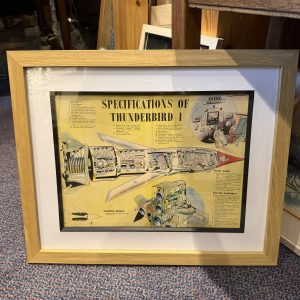Original Thunderbirds Specification Sheet, 1960s