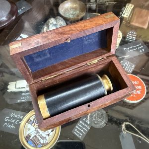 Nautical  Spy Glass, Wood & Brass