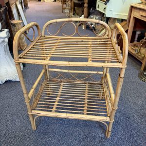 Mid-Century Cane Side Table