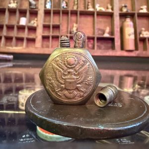 Vintage Pocket Lighter Featuring The American Great Seal.